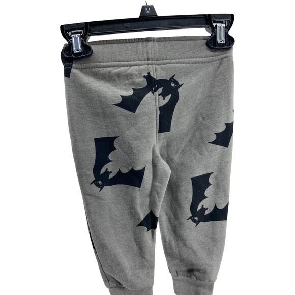 NWT Gray & Black Bat Print Jogger Sweatpants Baby's Size 18 Months - Picture 5 of 6